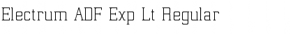 Download Electrum ADF Exp Lt Font Download Electrum ADF Exp Lt Font