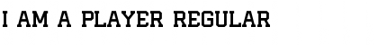 Download I AM A PLAYER Font Download I AM A PLAYER Font