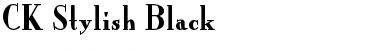 Download CK Stylish Black Font Download CK Stylish Black Font