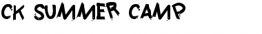 Download CK Summer Camp Font Download CK Summer Camp Font