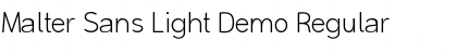 Download Malter Sans Light Demo Font Download Malter Sans Light Demo Font