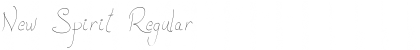 Download New Spirit Font Download New Spirit Font