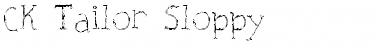 Download CK Tailor Sloppy Font Download CK Tailor Sloppy Font