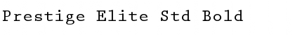 Download Prestige Elite Std Font Download Prestige Elite Std Font