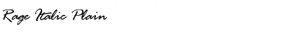Download Rage Italic Font Download Rage Italic Font