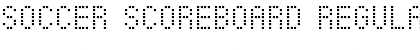 Download Soccer Scoreboard Font Download Soccer Scoreboard Font
