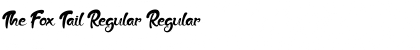 Download The Fox Tail Regular Font Download The Fox Tail Regular Font