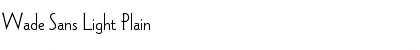 Download Wade Sans Light Font Download Wade Sans Light Font