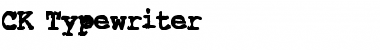Download CK Typewriter Font Download CK Typewriter Font
