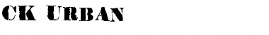 Download CK Urban Font Download CK Urban Font