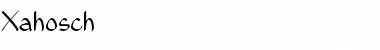 Download Xahosch Font Download Xahosch Font