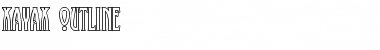 Download XAyax Outline Font Download XAyax Outline Font