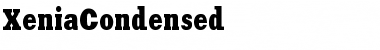 Download XeniaCondensed Font Download XeniaCondensed Font