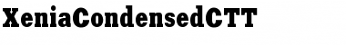 Download XeniaCondensedCTT Font Download XeniaCondensedCTT Font