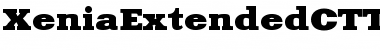 Download XeniaExtendedCTT Font Download XeniaExtendedCTT Font