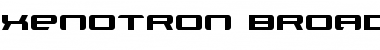 Download Xenotron Broadstroke Font Download Xenotron Broadstroke Font