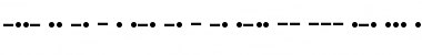 Download XInterntnlMorseCodeIT Font Download XInterntnlMorseCodeIT Font