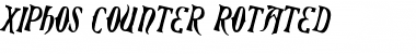 Download Xiphos Counter-Rotated Font Download Xiphos Counter-Rotated Font