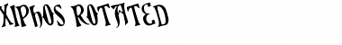 Download Xiphos Rotated Font Download Xiphos Rotated Font