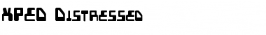 Download XPED Distressed Font Download XPED Distressed Font