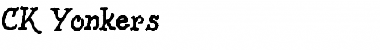 Download CK Yonkers Font Download CK Yonkers Font