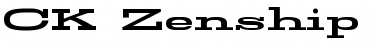 Download CK Zenship Font Download CK Zenship Font