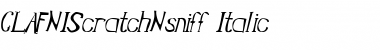 Download CLAFNIScratchNsniff-Italic Font Download CLAFNIScratchNsniff-Italic Font