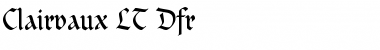 Download Clairvaux LT Dfr Font Download Clairvaux LT Dfr Font