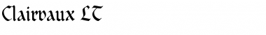 Download Clairvaux LT Font Download Clairvaux LT Font