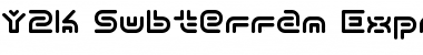 Download Y2k Subterran Express KG Font Download Y2k Subterran Express KG Font