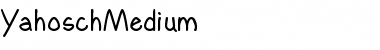 Download YahoschMedium Font Download YahoschMedium Font