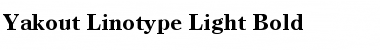 Yakout Linotype Bold Font