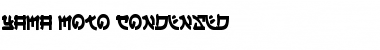 Download Yama Moto Condensed Font Download Yama Moto Condensed Font