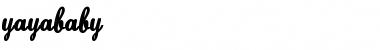 Download YaYaBaby Font Download YaYaBaby Font