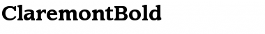Download ClaremontBold Font Download ClaremontBold Font