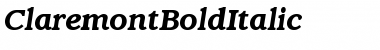 Download ClaremontBoldItalic Font Download ClaremontBoldItalic Font