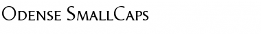 Odense SmallCaps Regular Font