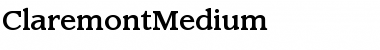 Download ClaremontMedium Font Download ClaremontMedium Font