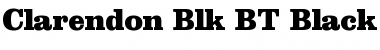 Download Clarendon Blk BT Font Download Clarendon Blk BT Font