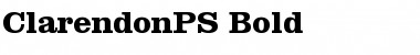 Download ClarendonPS Font Download ClarendonPS Font
