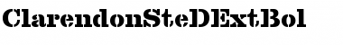 Download ClarendonSteDExtBol Font Download ClarendonSteDExtBol Font