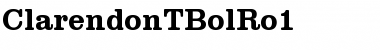 Download ClarendonTBolRo1 Font Download ClarendonTBolRo1 Font