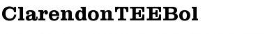 Download ClarendonTEEBol Font Download ClarendonTEEBol Font