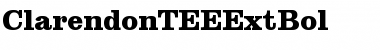 Download ClarendonTEEExtBol Font Download ClarendonTEEExtBol Font