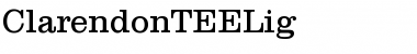 Download ClarendonTEELig Font Download ClarendonTEELig Font