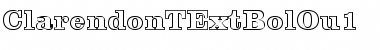 Download ClarendonTExtBolOu1 Font Download ClarendonTExtBolOu1 Font