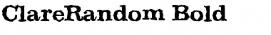 Download ClareRandom Font Download ClareRandom Font