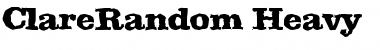Download ClareRandom-Heavy Font Download ClareRandom-Heavy Font