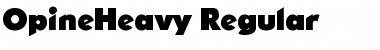 OpineHeavy Regular Font