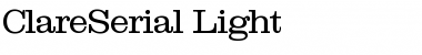 Download ClareSerial-Light Font Download ClareSerial-Light Font